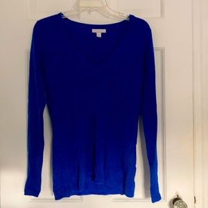 New York & Company royal blue long sleeve sweater
